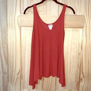 Rust colored tank